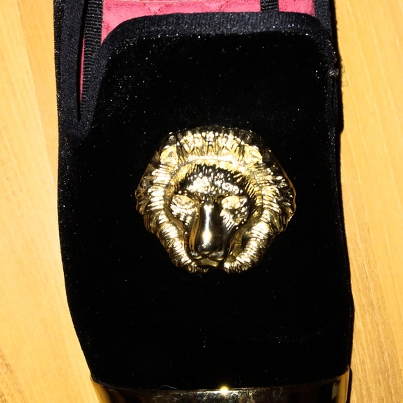 SIZE 11 Black Suede w/ Red Inside Slip-On Jitai Italian Shoes In The Box - Picture 4 of 5